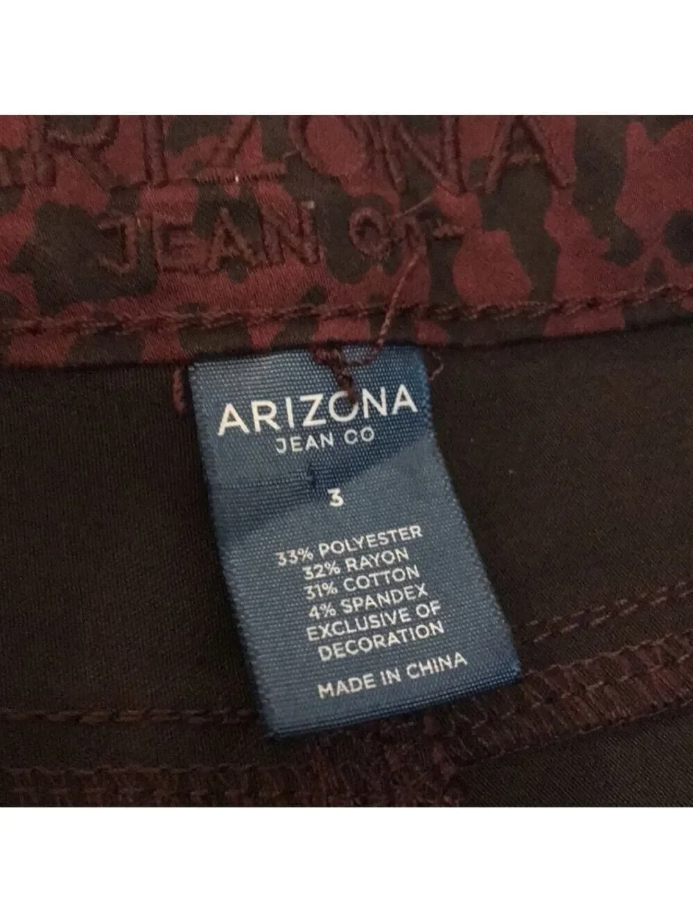 Arizona Jean Co. Animal Print Ankle Jegging - Picture 11 of 13